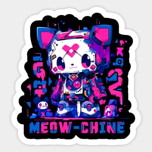 Meow Machine Sticker